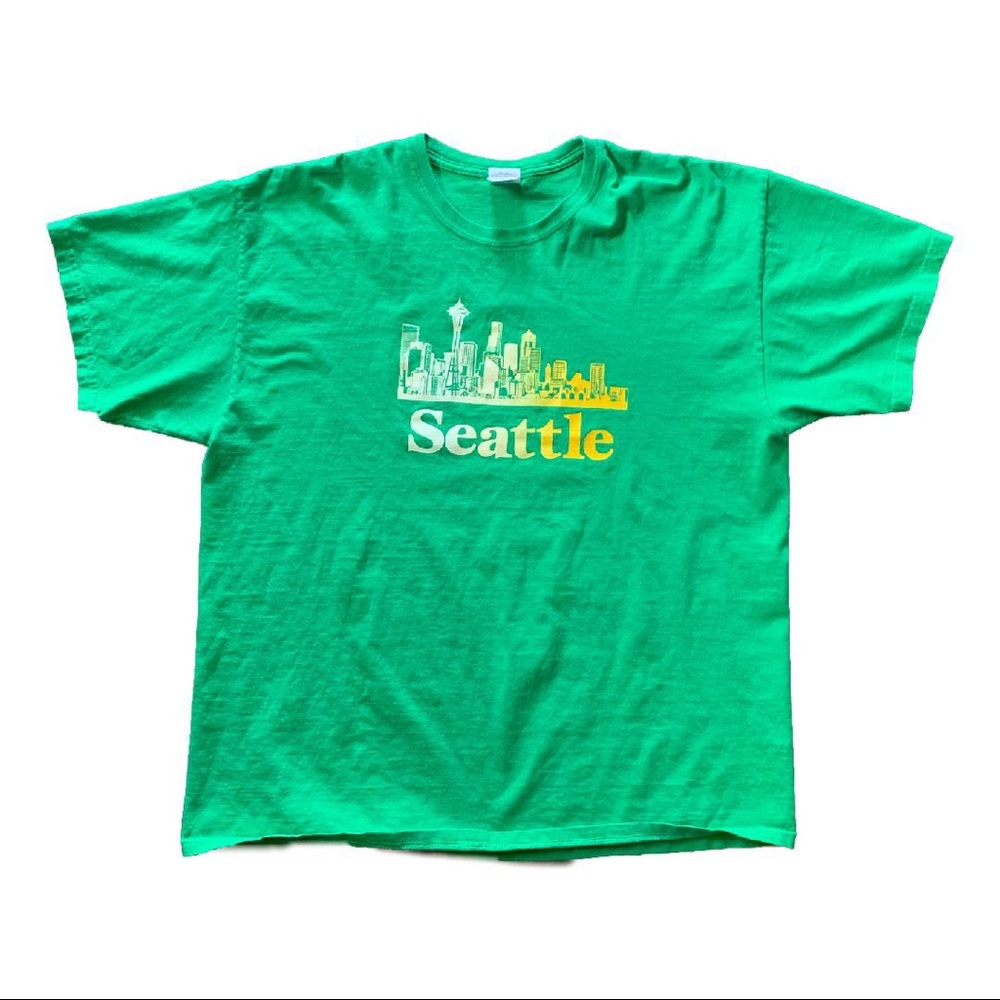Vintage Seattle Skyline Tee